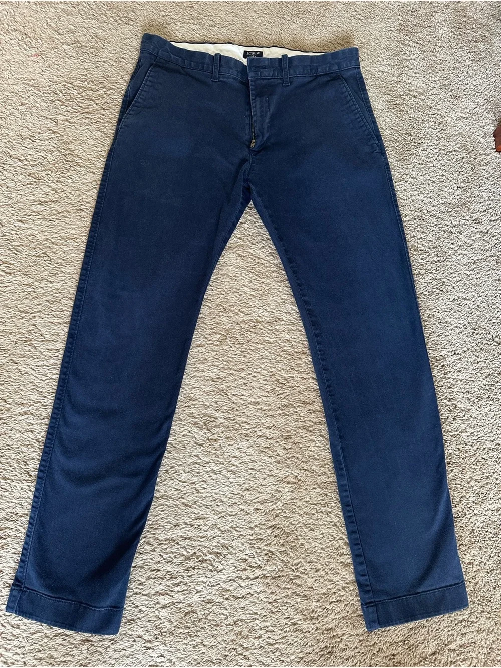 J. Crew Men's Navy Flex Chinos